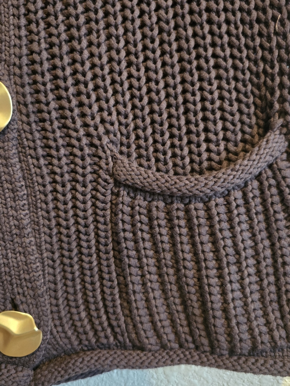 House of Harlow 1960 Knit Vest Brown XS - Picture 8 of 10